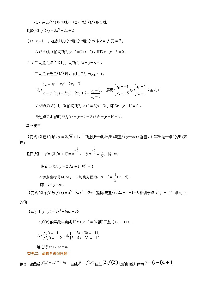 （通用）2026高考数学重难点讲练－导数的综合应用(基础)+巩固练习（附解析）第3页