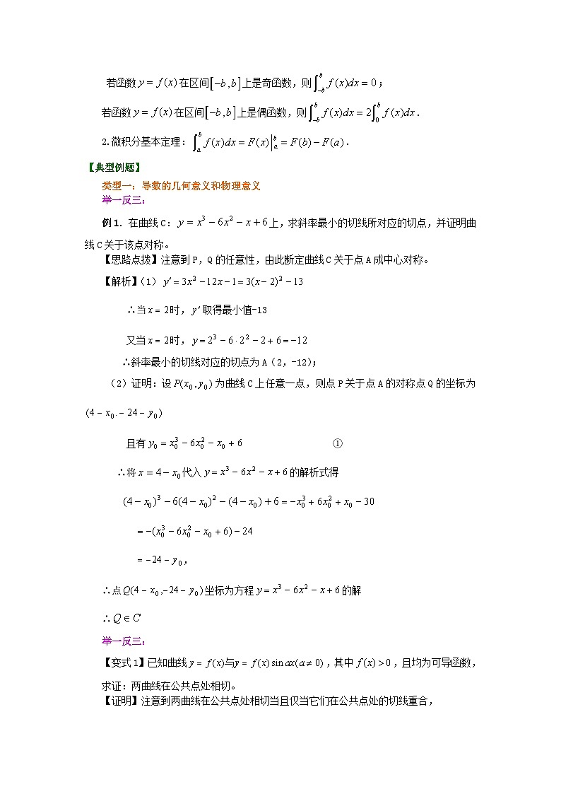 （通用）2026高考数学重难点讲练－导数与函数的综合(提高)+巩固练习（附解析）第3页