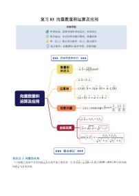 复习03 向量数量积运算及应用(七大考点)-2025年高二暑假数学精品讲义（原卷版+解析版）(人教B版2019)