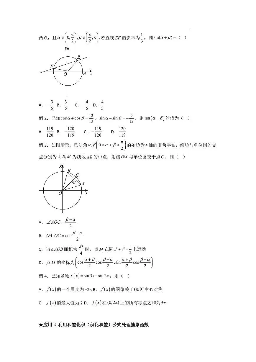 和差化积公式及四大应用-学生版第3页
