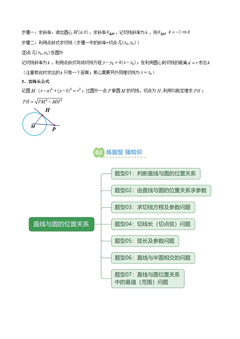 专题18 直线与圆的位置关系（4知识点+7大题型+思维导图+过关检测）（原卷版）第3页