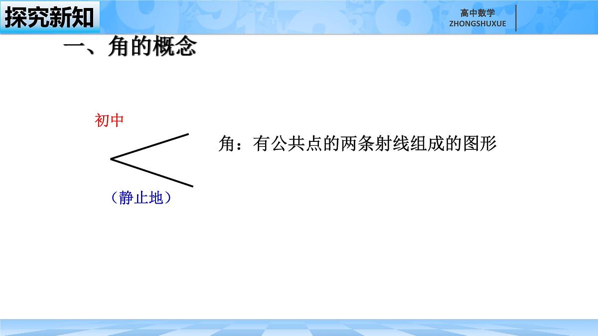 人教B版高中数学必修3 7-1-1《角的推广--第一课时》-课件第7页