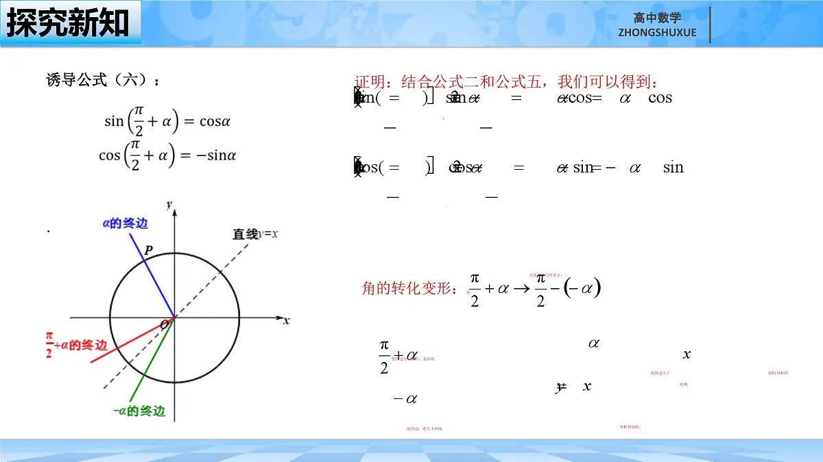人教B版高中数学必修3 7-2-4《诱导公式--第二课时》课件第5页