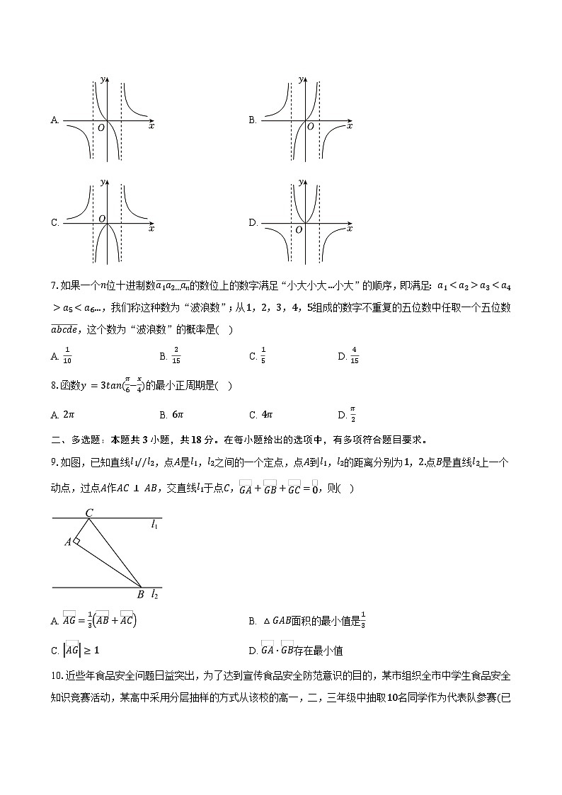 2025年甘肃省酒泉中学高考数学模拟试卷【含答案】第2页