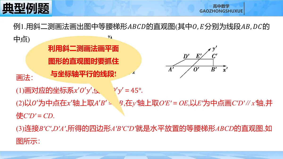 人教B版高中数学必修4 11-1-1《空间几何体与斜二测画法》课件第7页