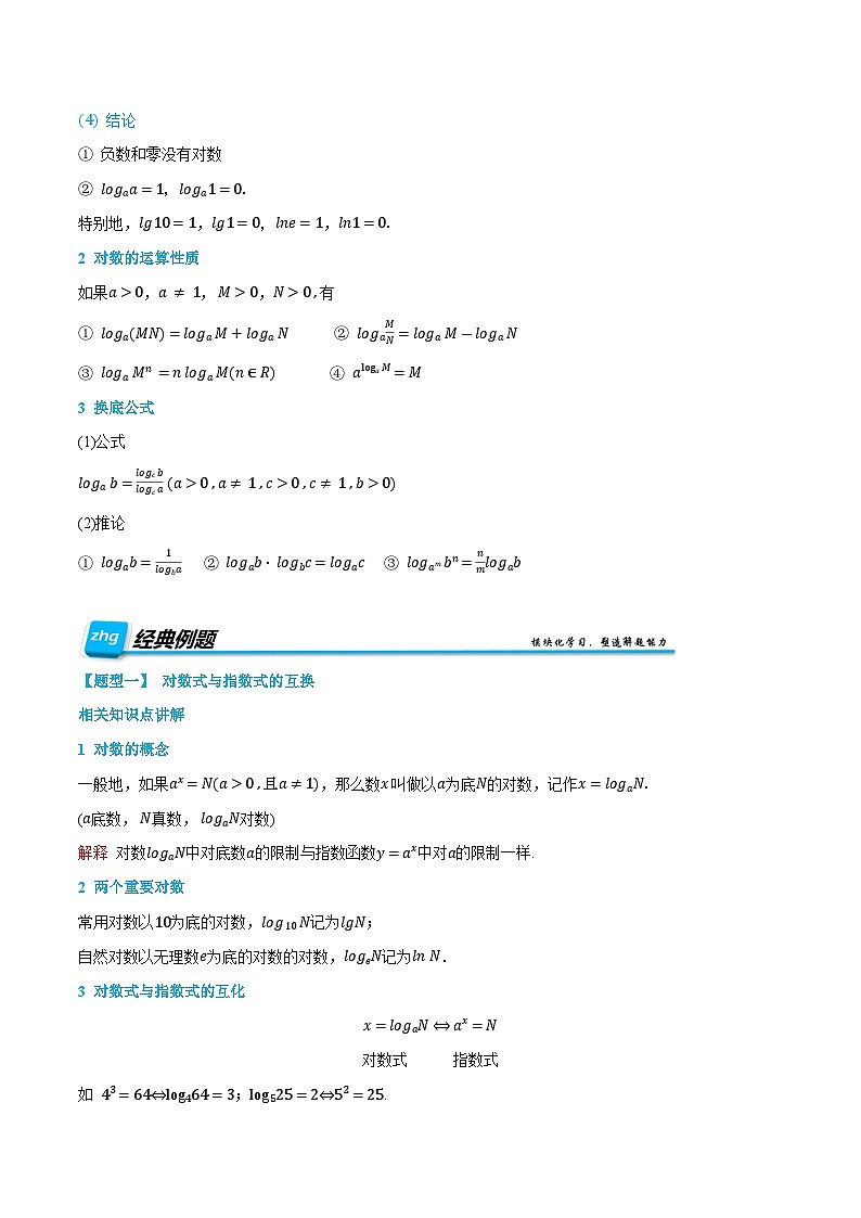 第15讲 对数及其运算 2024年新高一暑假数学预习课（人教A版2019必修第一册）（原卷版）第2页