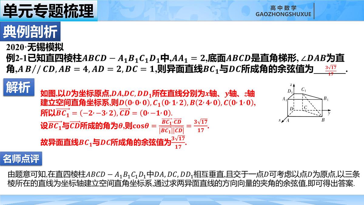 人教B版高中数学选修1 第一章《空间向量与立体几何》 复习课件第8页