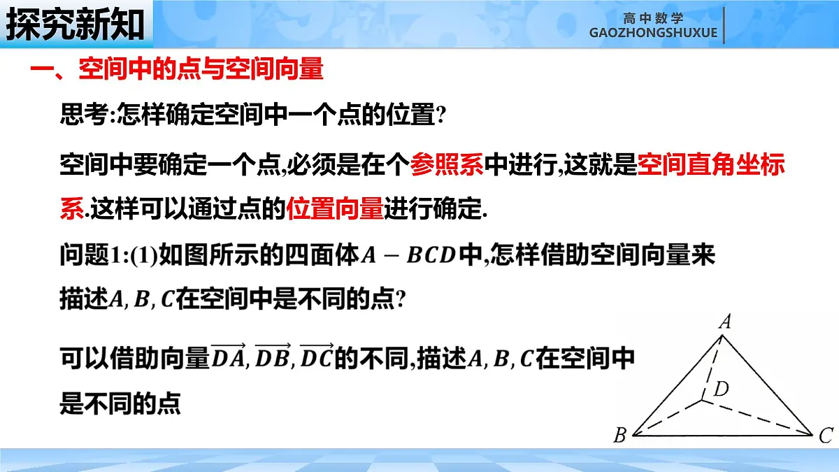 人教B版高中数学选修1 1-2-1《空间中点、直线与空间向量》课件第7页