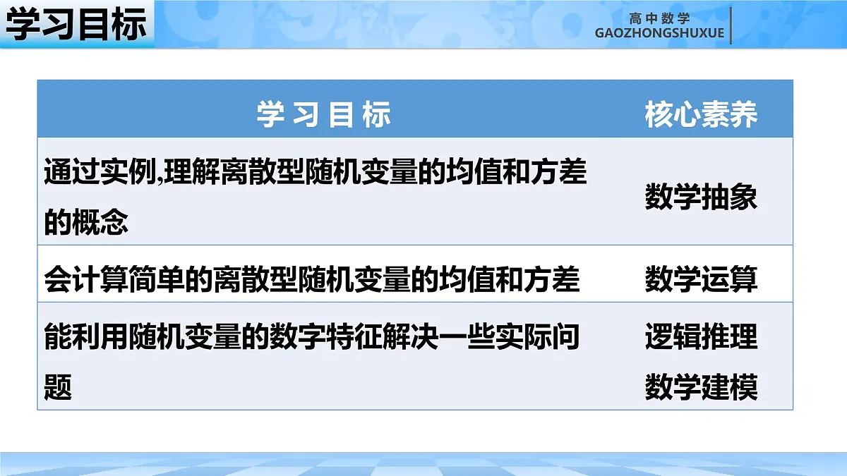 人教B版高中数学选修2 4-2-4《随机变量的数字特征》课件第3页