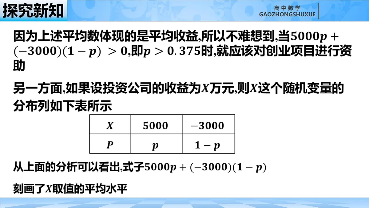 人教B版高中数学选修2 4-2-4《随机变量的数字特征》课件第6页