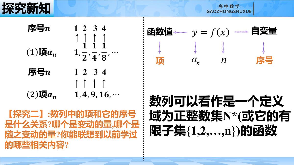 人教B版高中数学选修3 5-1-1《数列的概念》课件第8页