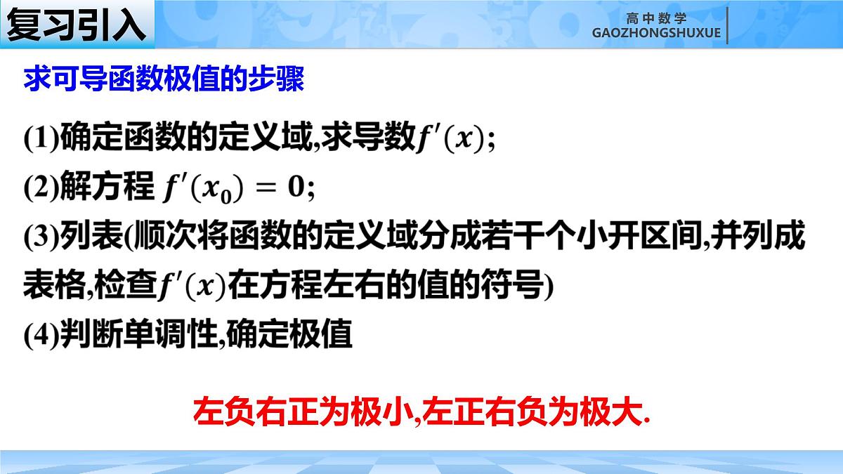 人教B版高中数学选修3 6-2-2《利用导数研究函数的性质---函数的最值》课件第2页