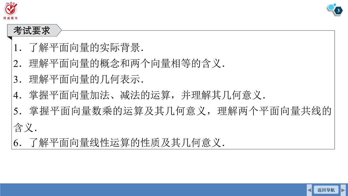 高考数学精品课件【一轮复习】第五章   5.1　平面向量的概念及线性运算第3页