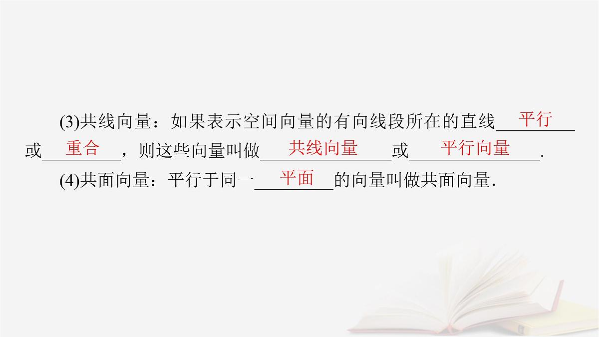 2026届高考数学一轮总复习第7章立体几何第5讲空间向量及其运算课件第6页