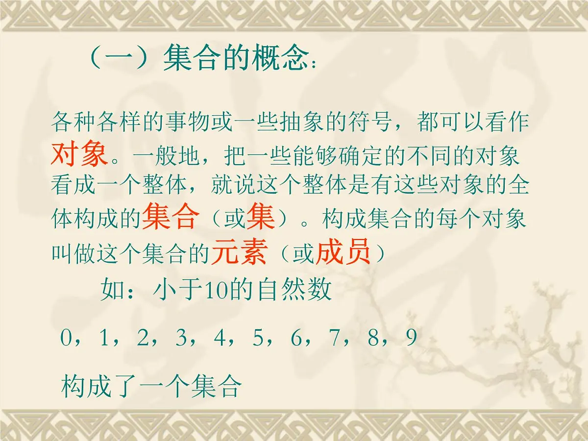 人教课标B版高中数学必修1 1-1-1《集合的概念》课件第3页