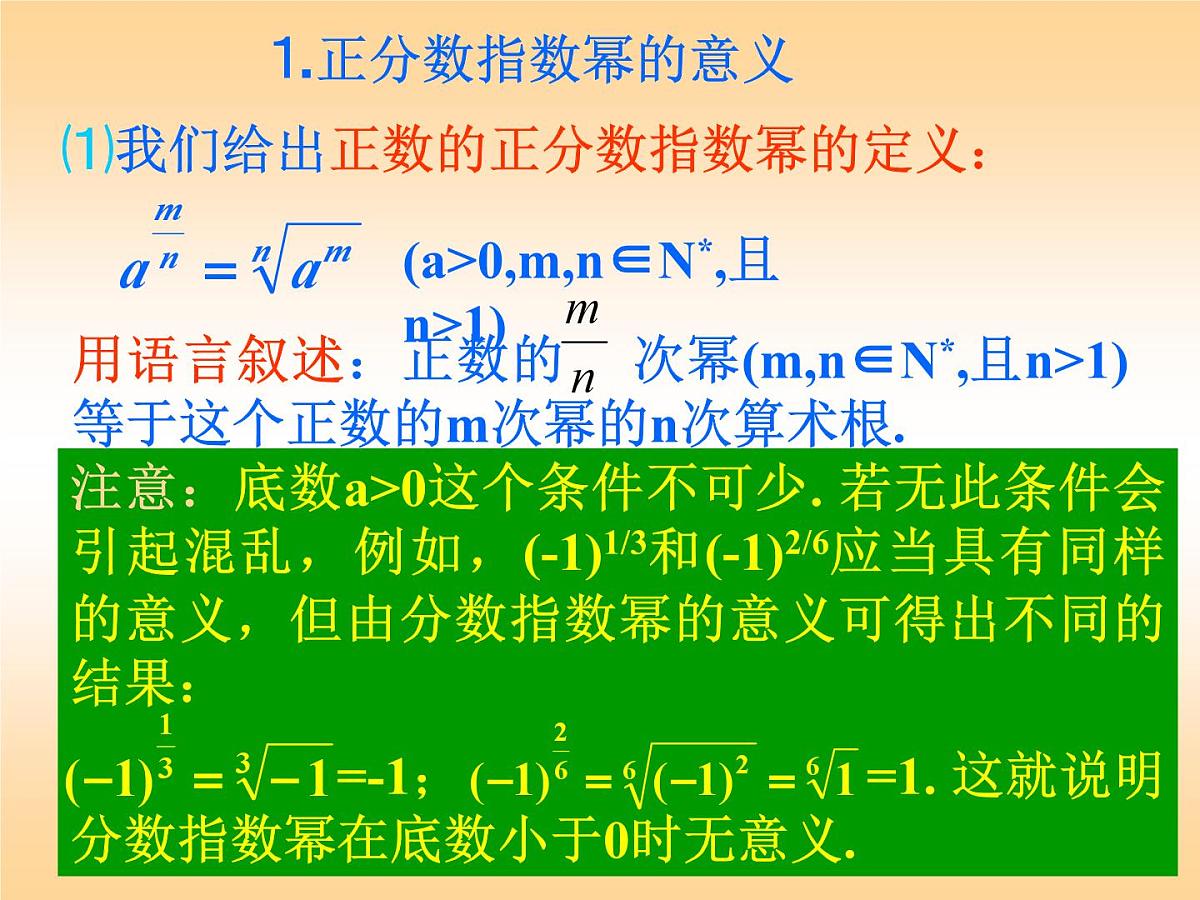人教课标B版高中数学必修1 3-1-1《实数指数幂及其运算》课件第7页