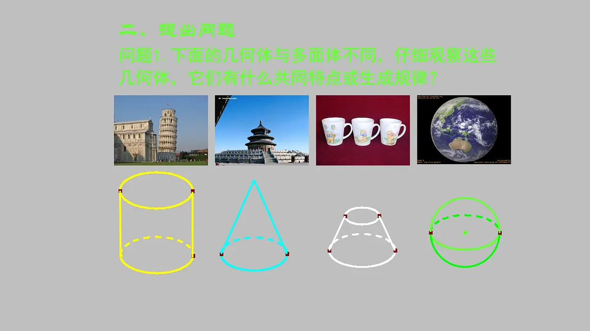 人教课标B版高中数学必修2 1-1-3圆柱、圆锥、圆台和球-课件第6页
