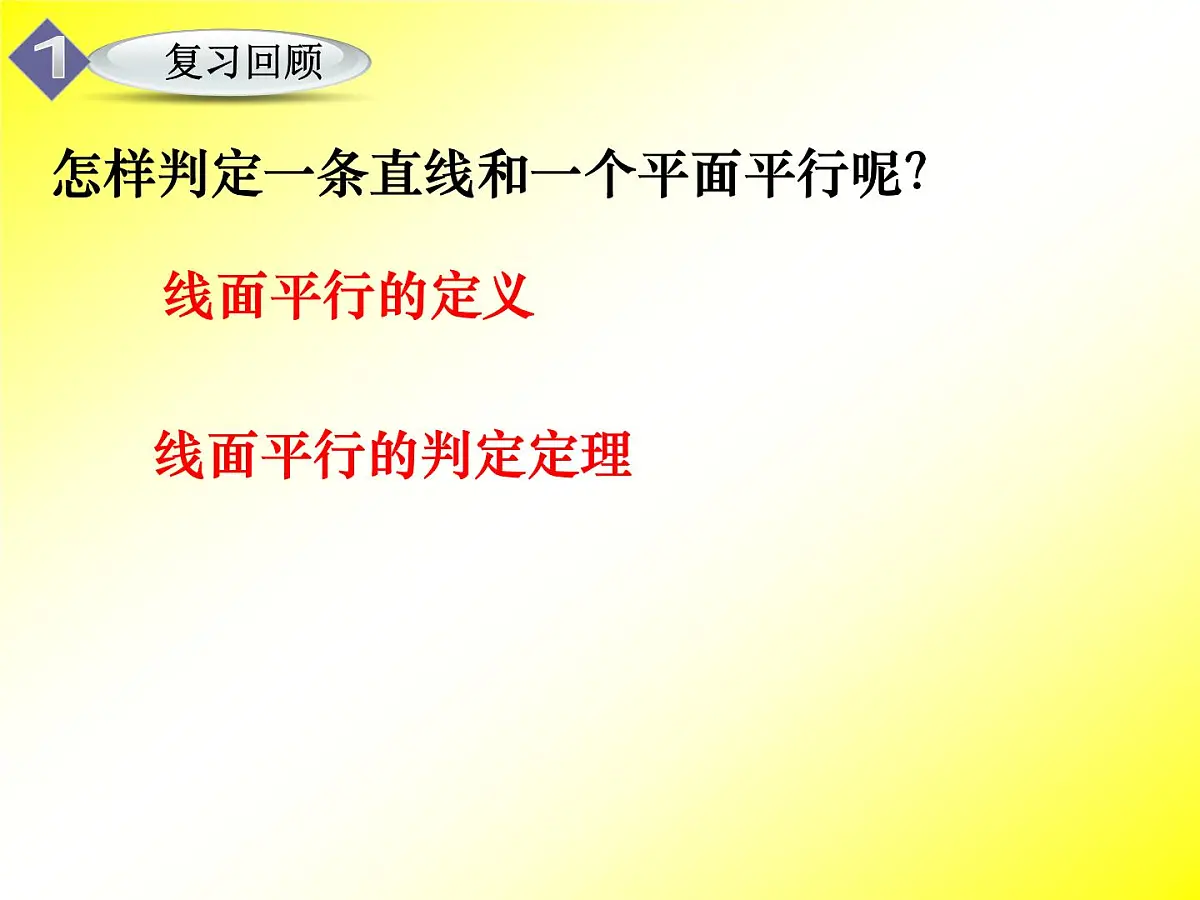 人教课标B版高中数学必修2 1-2-2《直线与平面平行的性质》 课件第3页