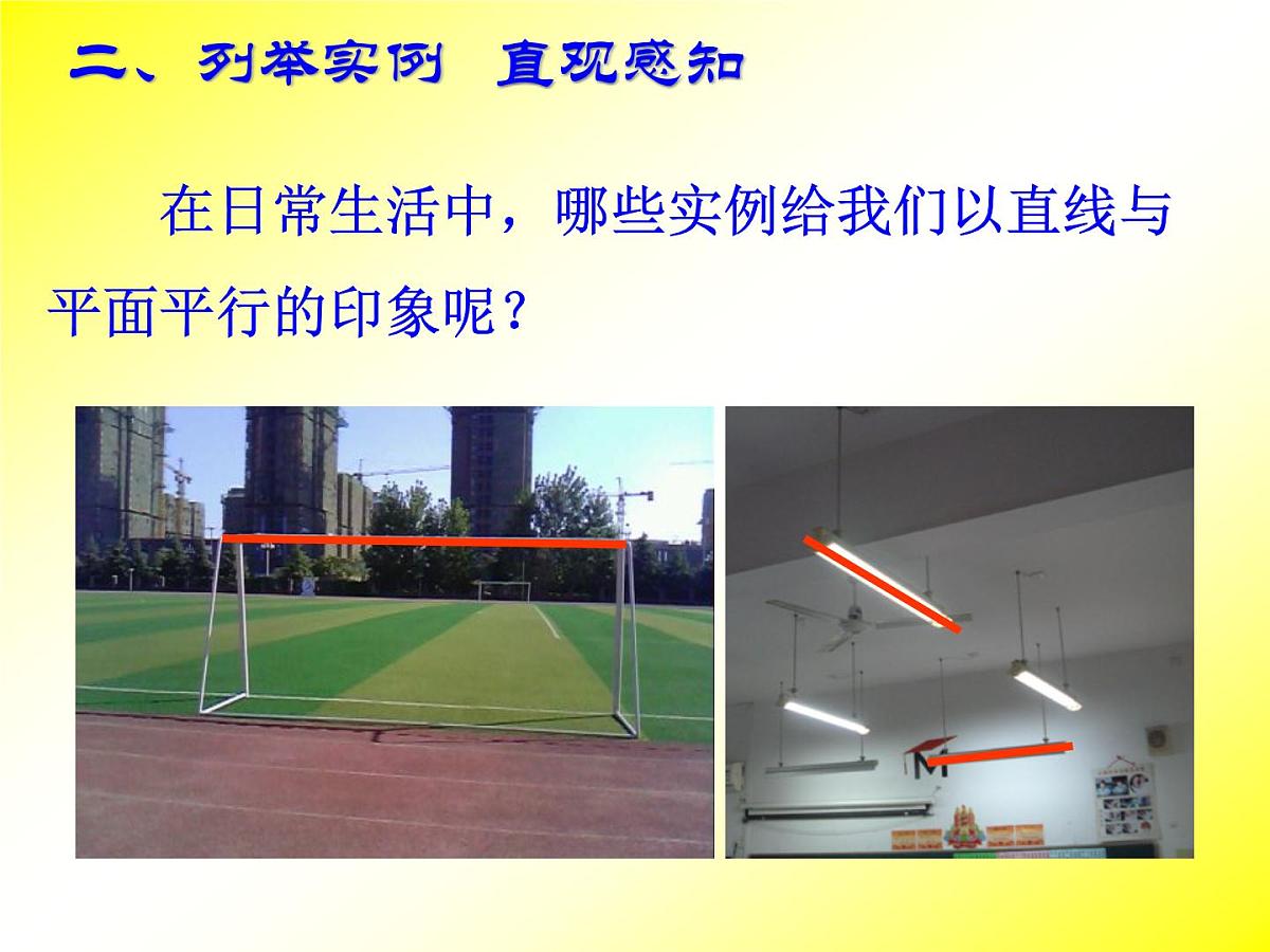 人教课标B版高中数学必修2 1-2-2《直线与平面平行的判定》课件第3页