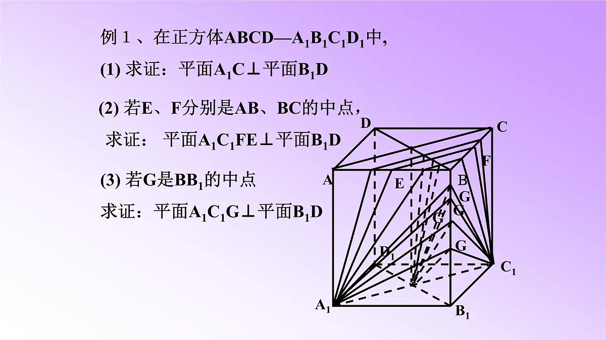 人教课标B版高中数学必修2 1-2-3空间中的垂直关系：平面与平面垂直-课件第8页