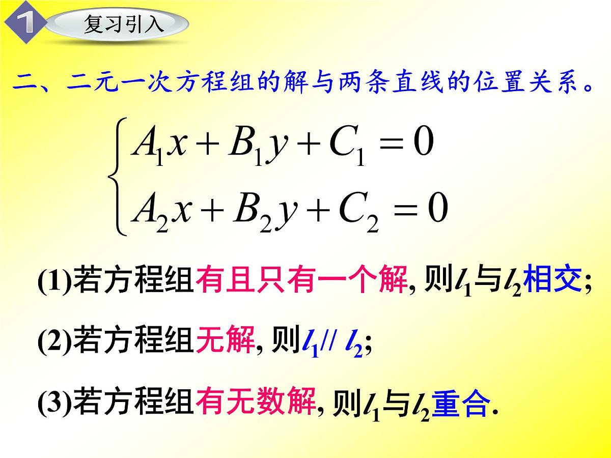 人教课标B版高中数学必修2 2-1-2《两点间的距离》 课件第3页