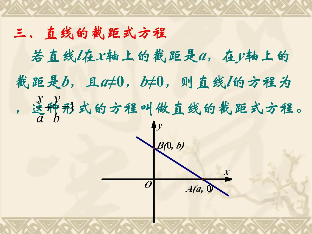 人教课标B版高中数学必修2 2-2-2《直线方程的几种形式（第1课时）》-教学课件第8页