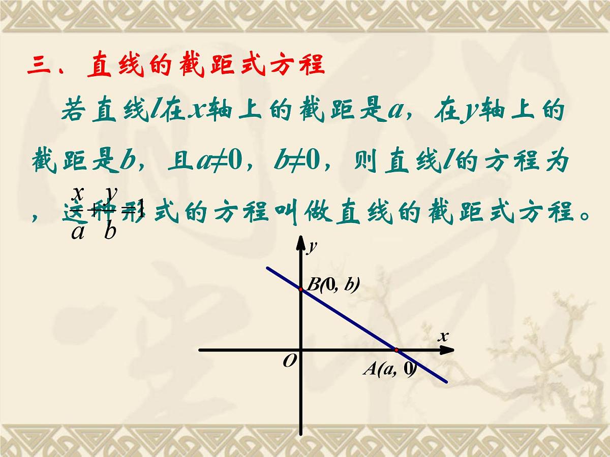 人教课标B版高中数学必修2 2-2-2《直线方程的几种形式（第1课时）》-教学课件第8页
