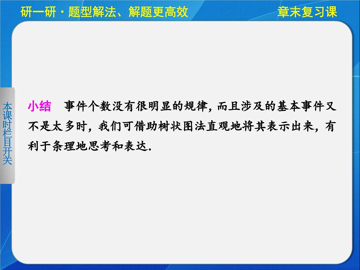 人教课标B版高中数学必修3 第三章《概率》章末复习课件第4页