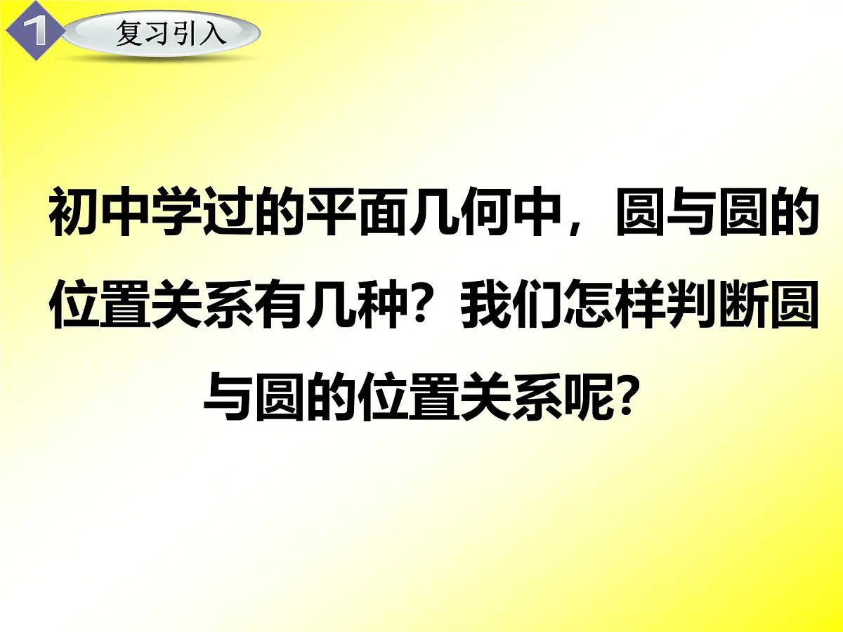 人教课标B版高中数学必修2 2-3-4《圆与圆的位置关系》课件第4页