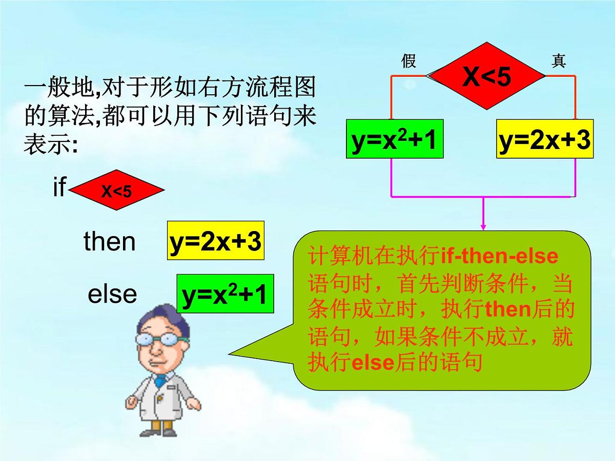 人教课标B版高中数学必修3 1-2-2《条件语句》教学课件第5页