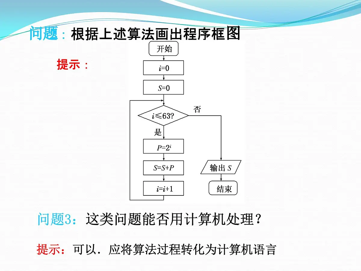 人教课标B版高中数学必修3 1-2-3《循环语句》教学课件第4页