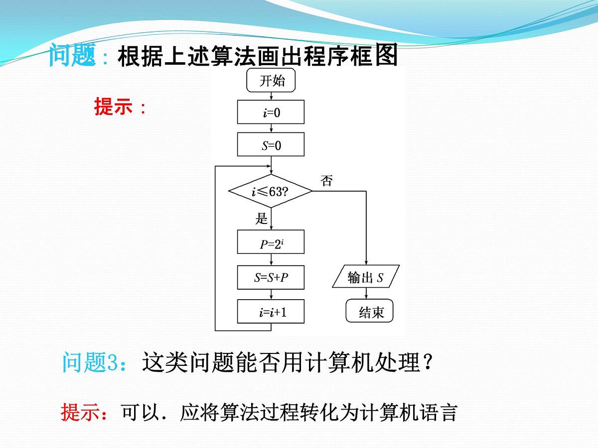 人教课标B版高中数学必修3 1-2-3《循环语句》教学课件第4页