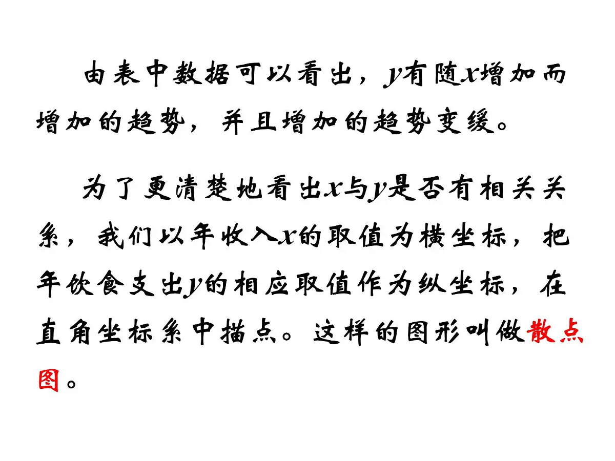 人教课标B版高中数学必修3 2-3-1《变量间的相互关系》课件第4页