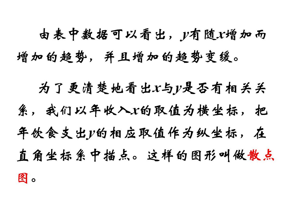 人教课标B版高中数学必修3 2-3-1《变量间的相互关系》课件第4页