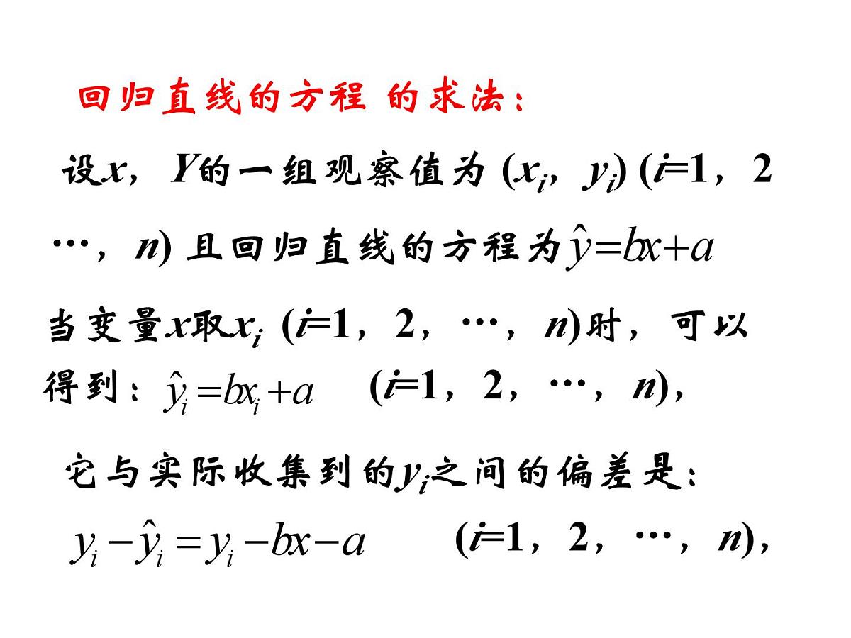 人教课标B版高中数学必修3 2-3-2《两个变量的线性相关》课件第8页