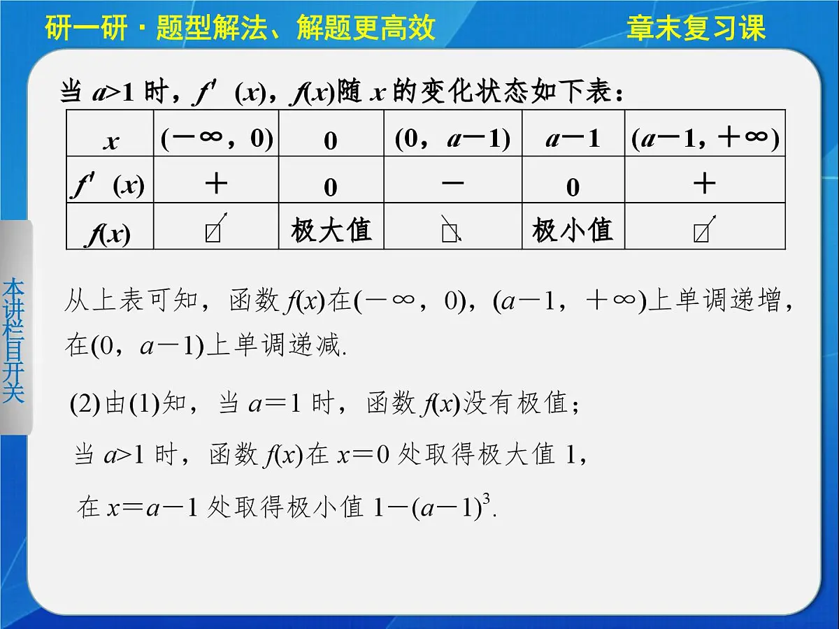 人教课标B版高中数学选修1-1 第三章《导数及其应用》复习课件第4页