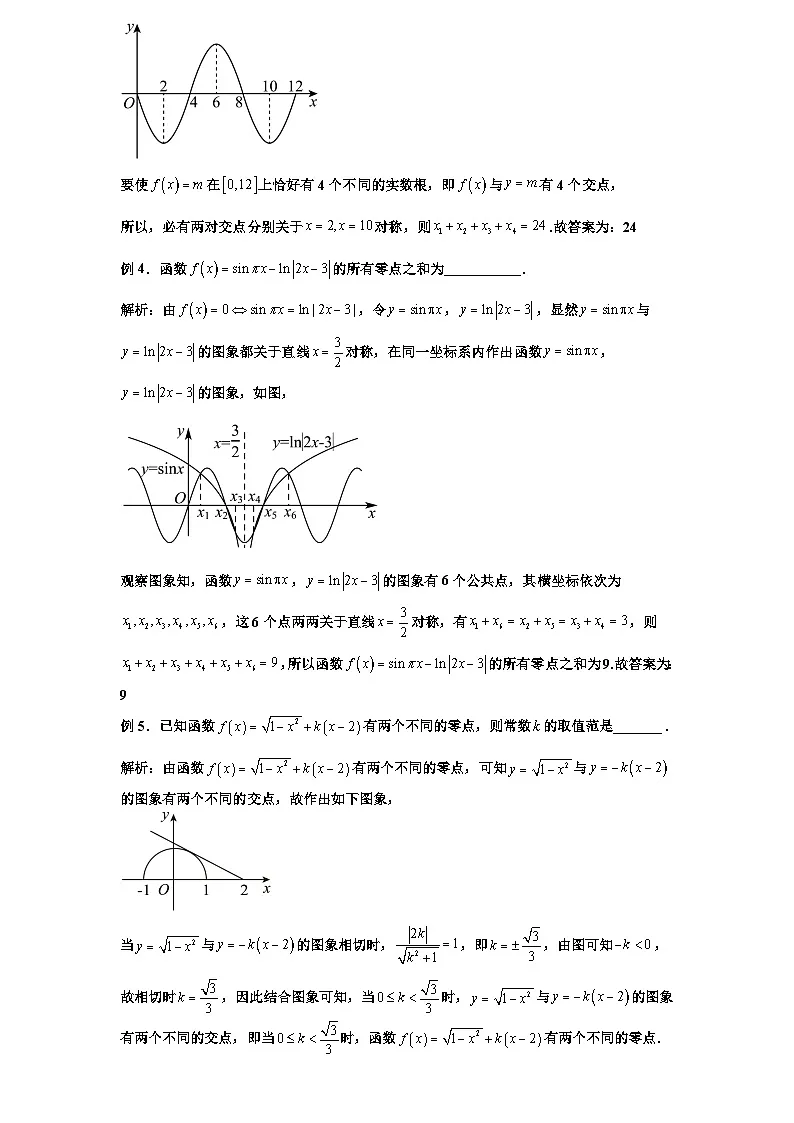 2026年新高考数学专题复习学案 11.图像交点个数与零点转化第3页