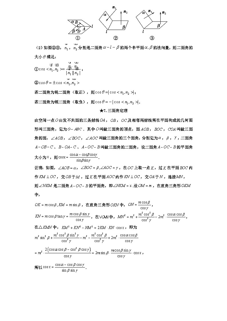 2026年新高考数学专题复习学案  62.二面角计算的八种方法第3页