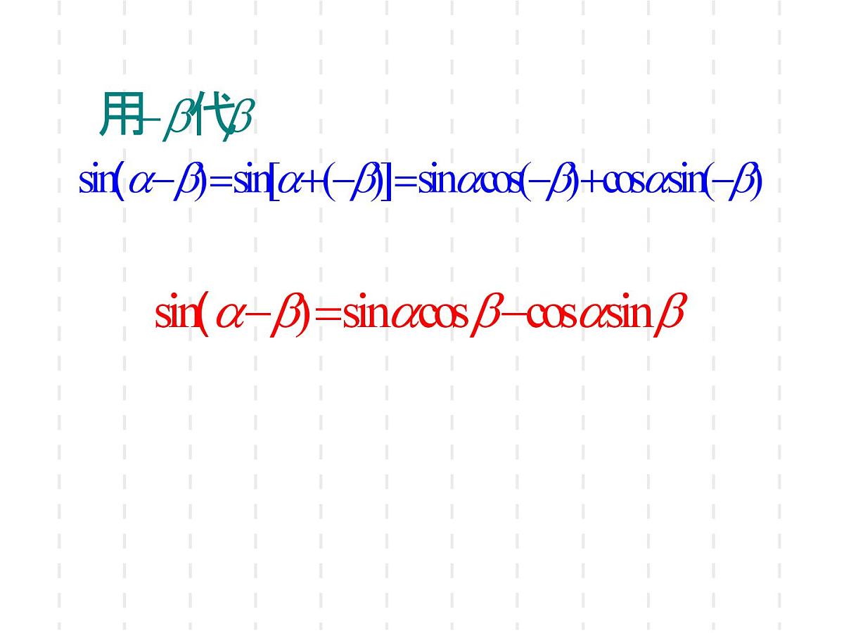 人教课标B版高中数学必修4 3-1-2《两角和与差的正弦》-课件第4页
