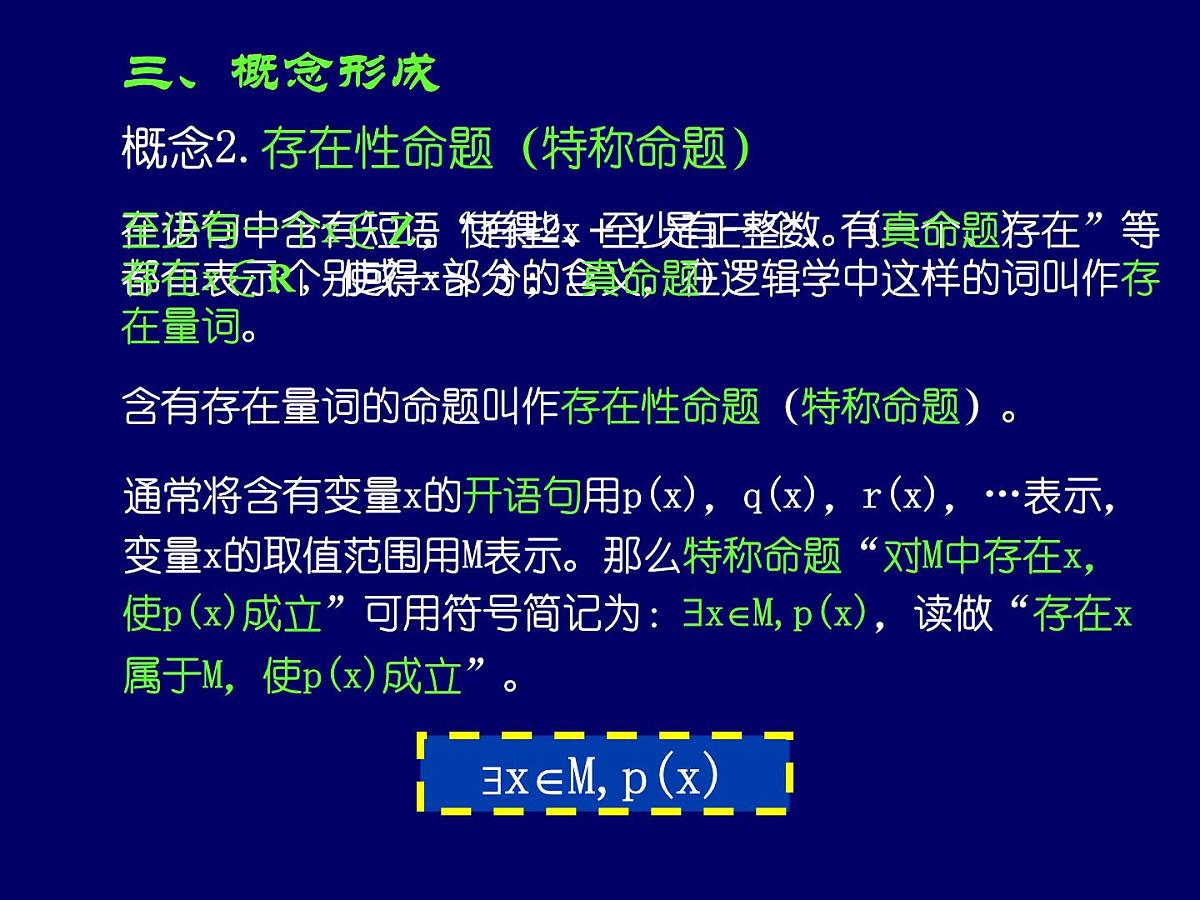 人教课标B版高中数学选修2-1 1-1-2《量词》 教学课件第6页