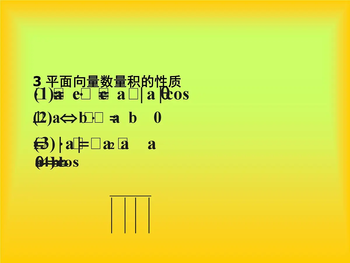 人教课标B版高中数学选修2-1 3-1-3《两个向量的数量积》课件第3页