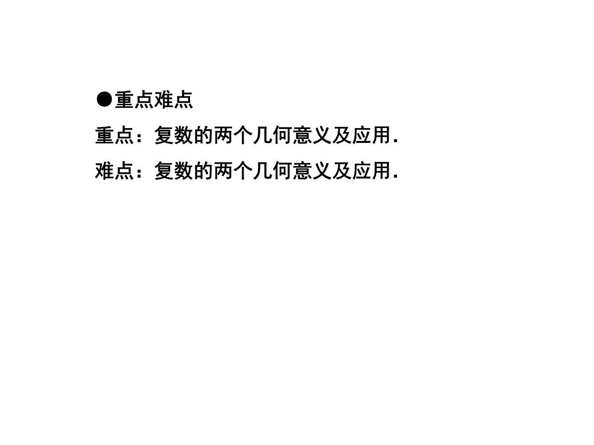 人教课标B版高中数学选修2-2 3-1-3《复数的几何意义》-课件第3页