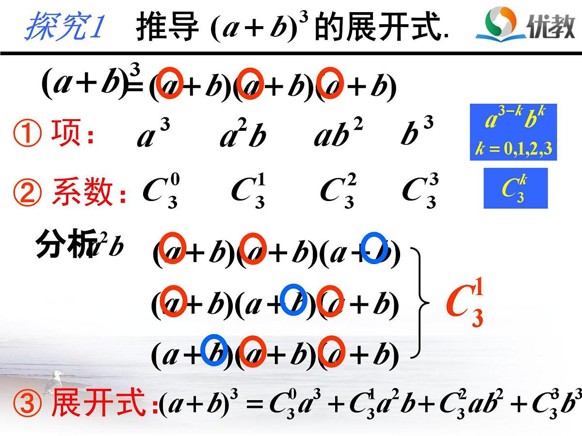 人教课标B版高中数学选修2-3 1-3-1《二项式定理》教学课件第4页