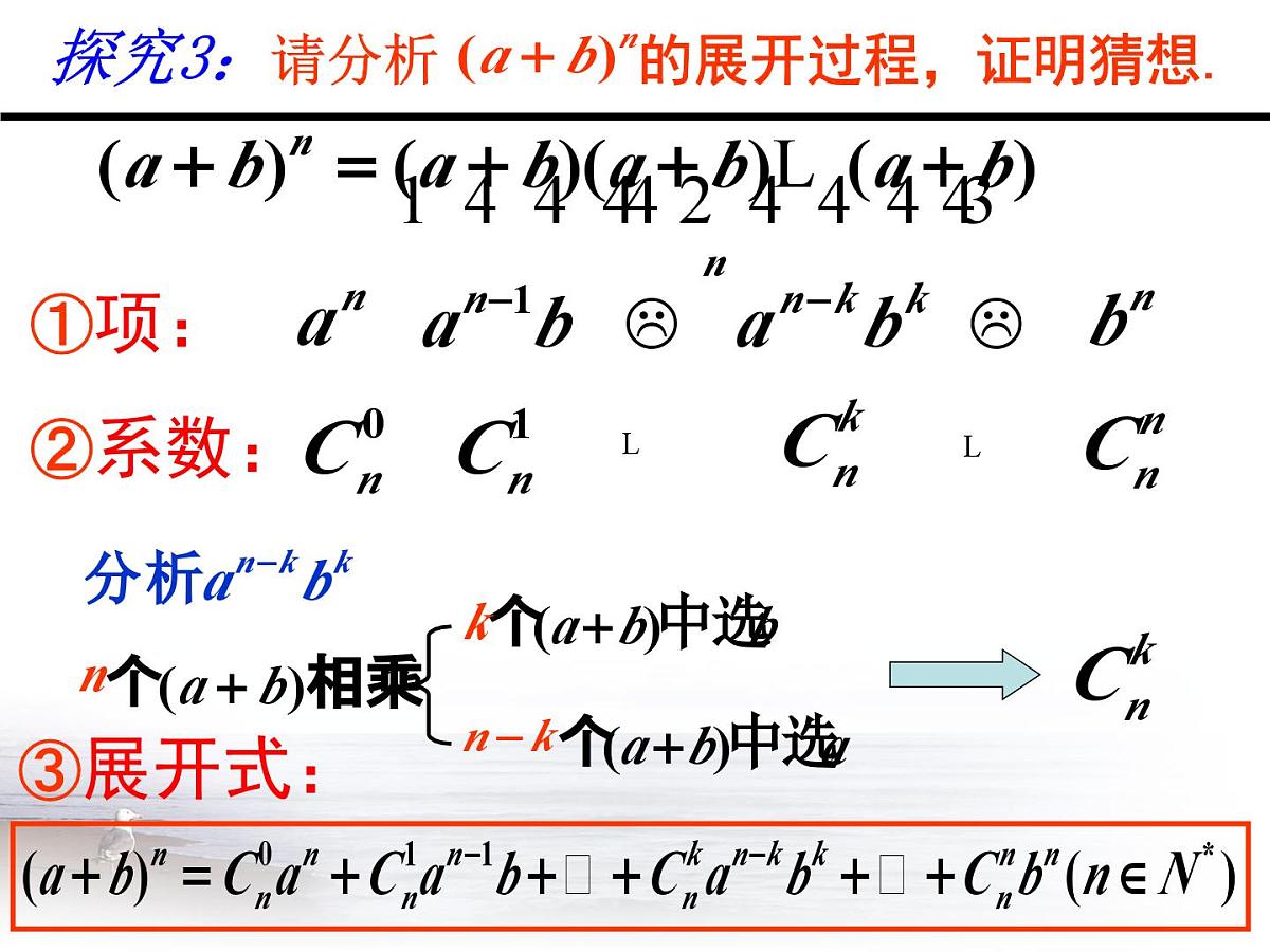 人教课标B版高中数学选修2-3 1-3-1《二项式定理》教学课件第6页