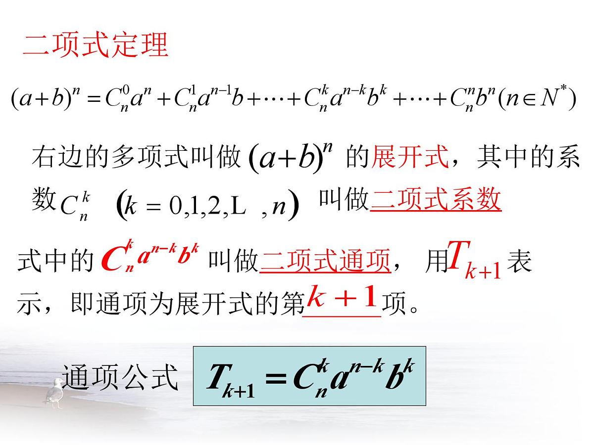 人教课标B版高中数学选修2-3 1-3-1《二项式定理》教学课件第7页