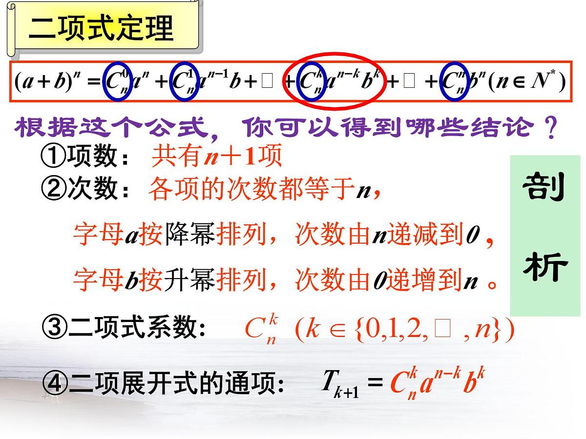 人教课标B版高中数学选修2-3 1-3-1《二项式定理》教学课件第8页