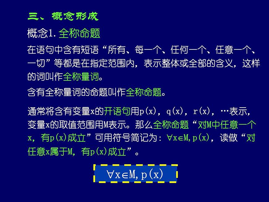人教课标B版高中数学选修1-1 1-1-2《量词》教学课件第4页