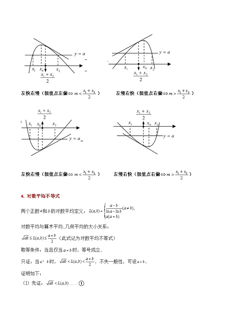 第15讲 导数中的极值点偏移问题（高阶拓展、竞赛适用）（教师版）第3页