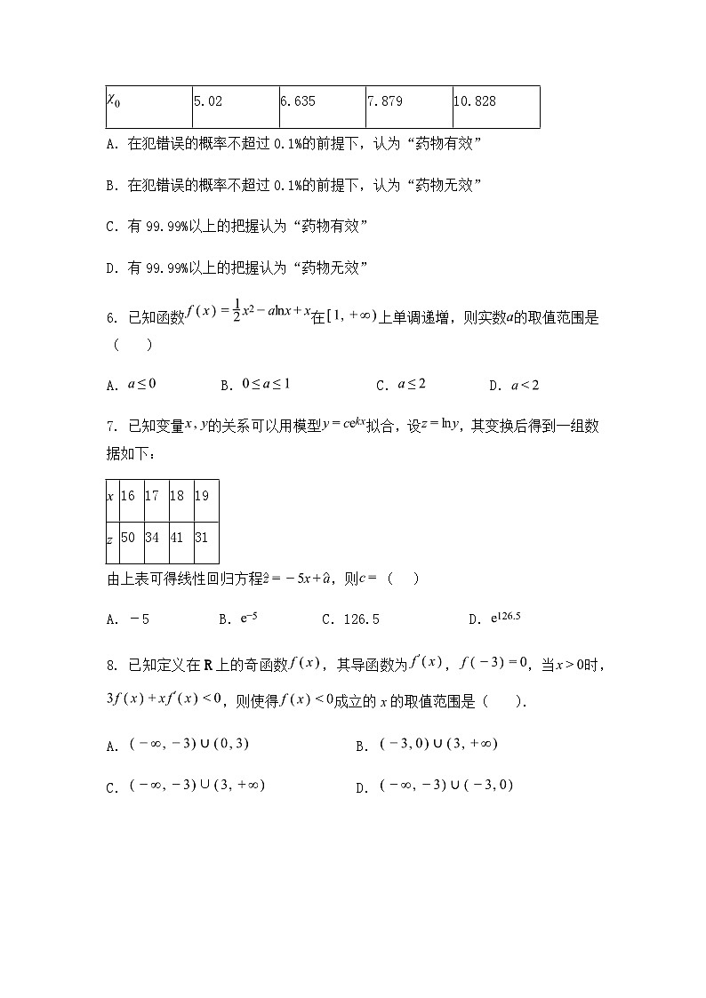 广东省广州市天河中学2024-2025学年高二下学期能力测试数学试卷（含答案解析）第2页
