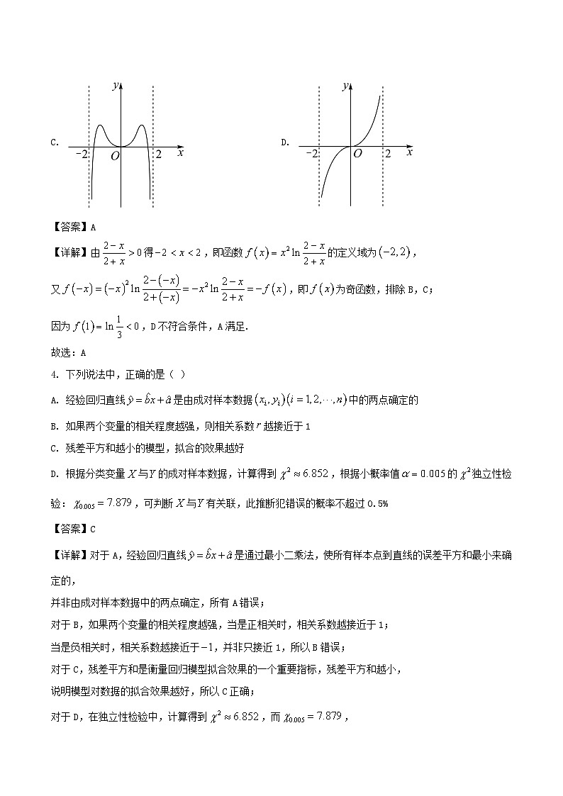 天津市四校联考2024-2025学年高二下学期期末考试数学试卷（Word版附解析）第2页